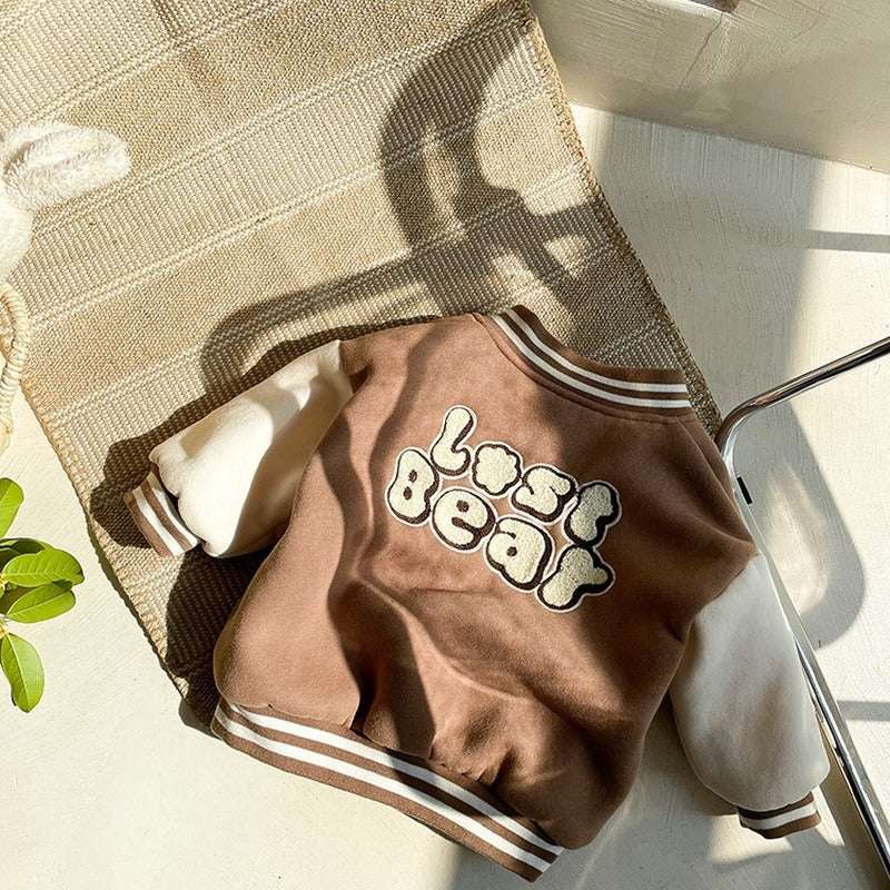 Baby Jacket Casual Baseball Uniform Jacket Outerwear Kids Coat Toddler Infant B image 3