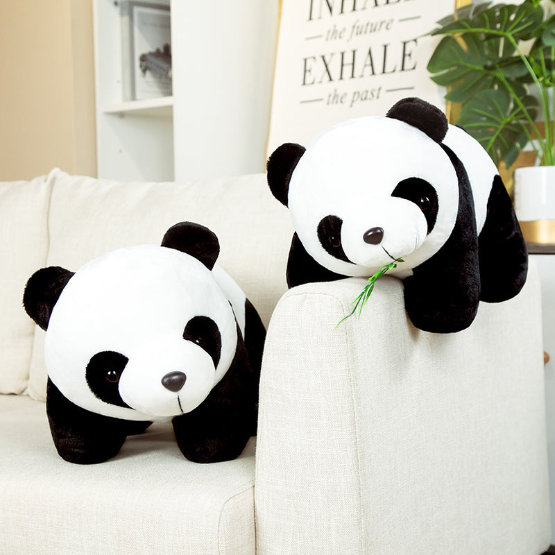 20cm Cute Baby Bamboo Panda Bear Plush Stuffed Animal Doll Cartoon Kawaii Dolls image 1
