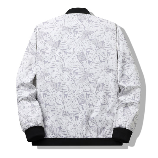 New Baseball Jacket for Mens Spring Autumn Printed Windbreaker Men Streetwear F image 0