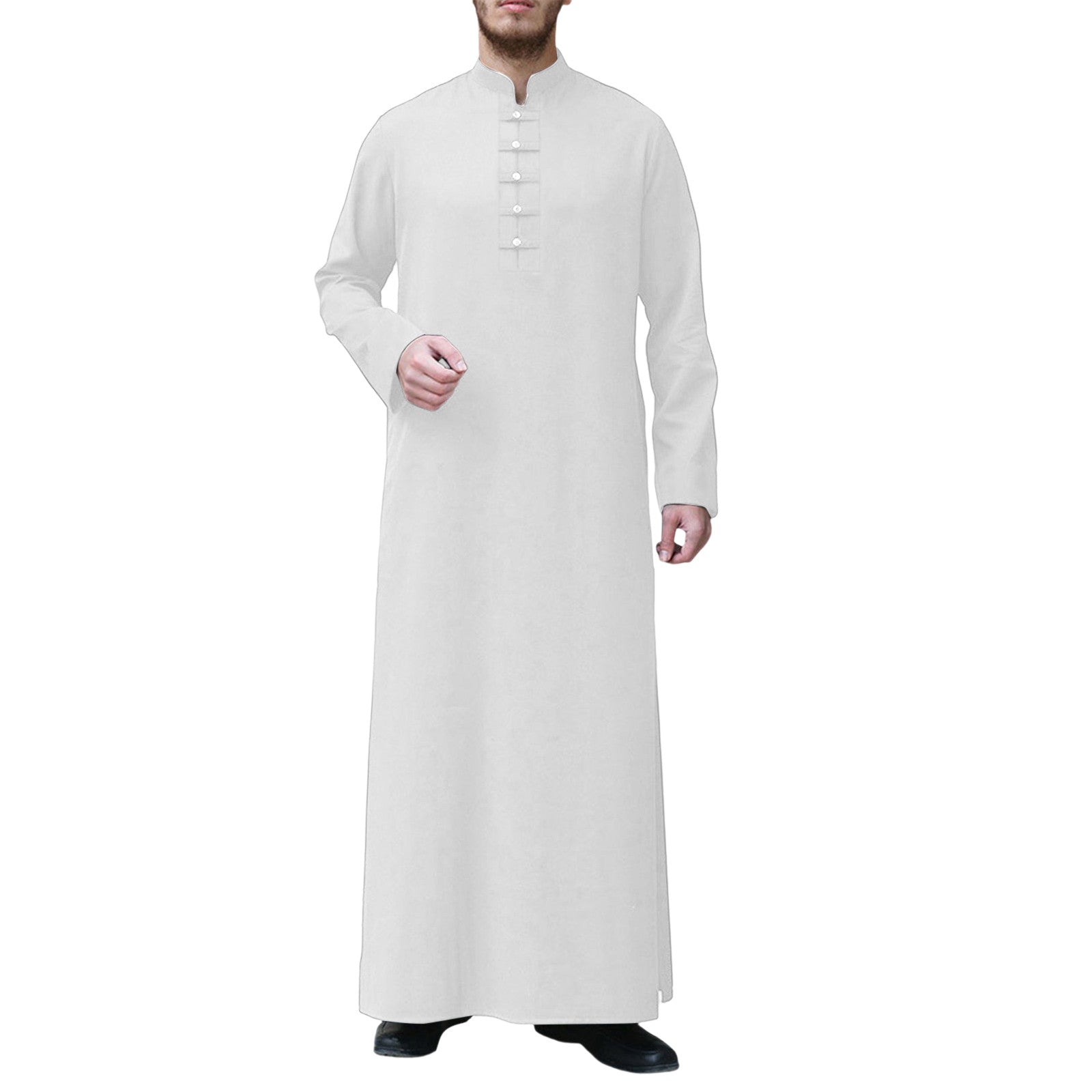 Muslim Robe Men Jubba Thobe Saudi Arabia Kaftan Pour Homme Musulman Abaya Qamis image 5