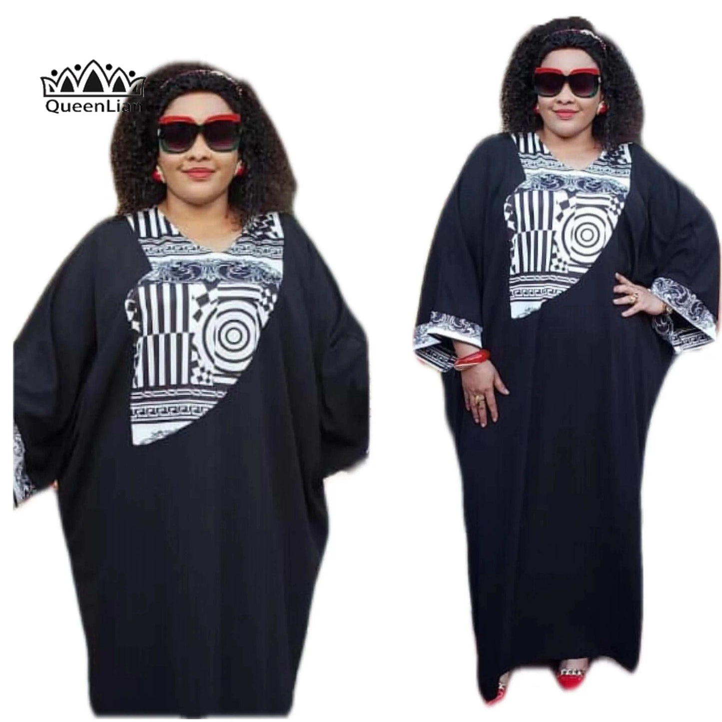 Oversize Vestidos Africanos Para Mujeres Talla Grande  Free Style African Dashi image 3