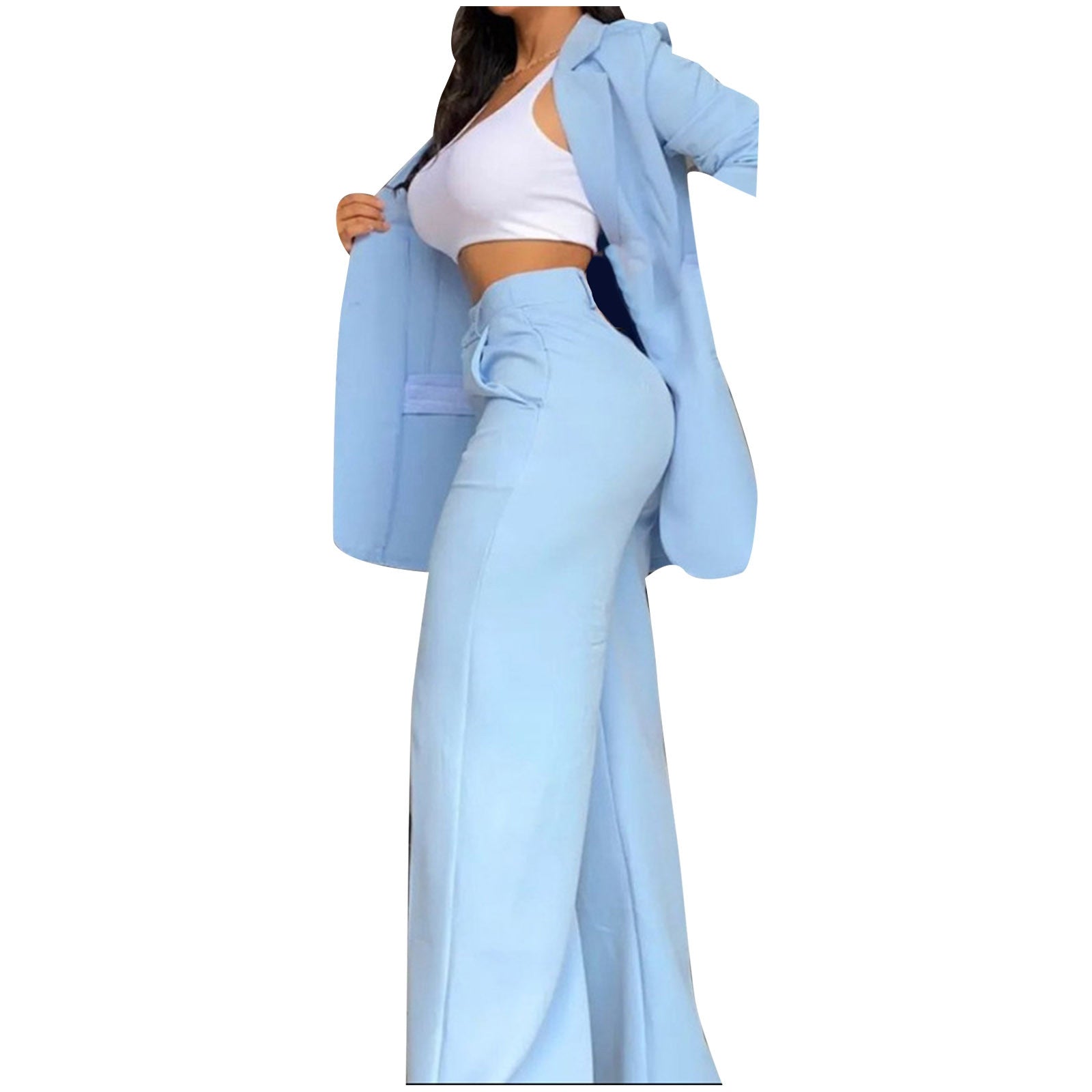Women's Elegant Suits 2025 Spring/Autumn Latest Elegant Notched Collar Blazer L image 0