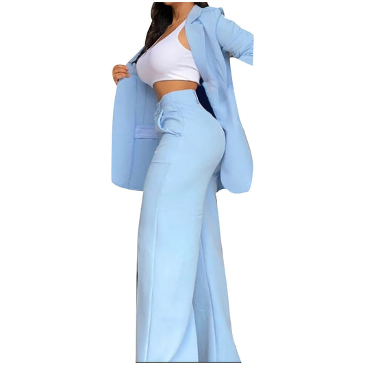 Women's Elegant Suits 2025 Spring/Autumn Latest Elegant Notched Collar Blazer L image 0