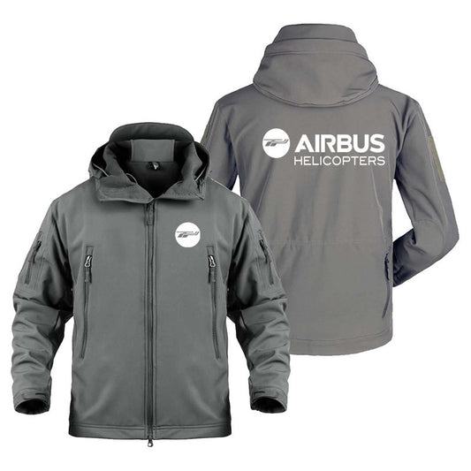 Men's Outdoor Flight Military Aviation Airbus Helicopter Pilots Aircraft SoftSh image 0