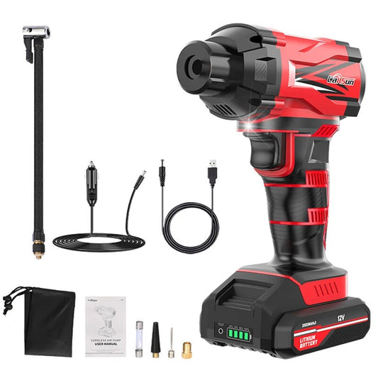 Tire Air Pump Car Portable Air Compressor For Tires Airpump 12V Cordless Tyre I image 0