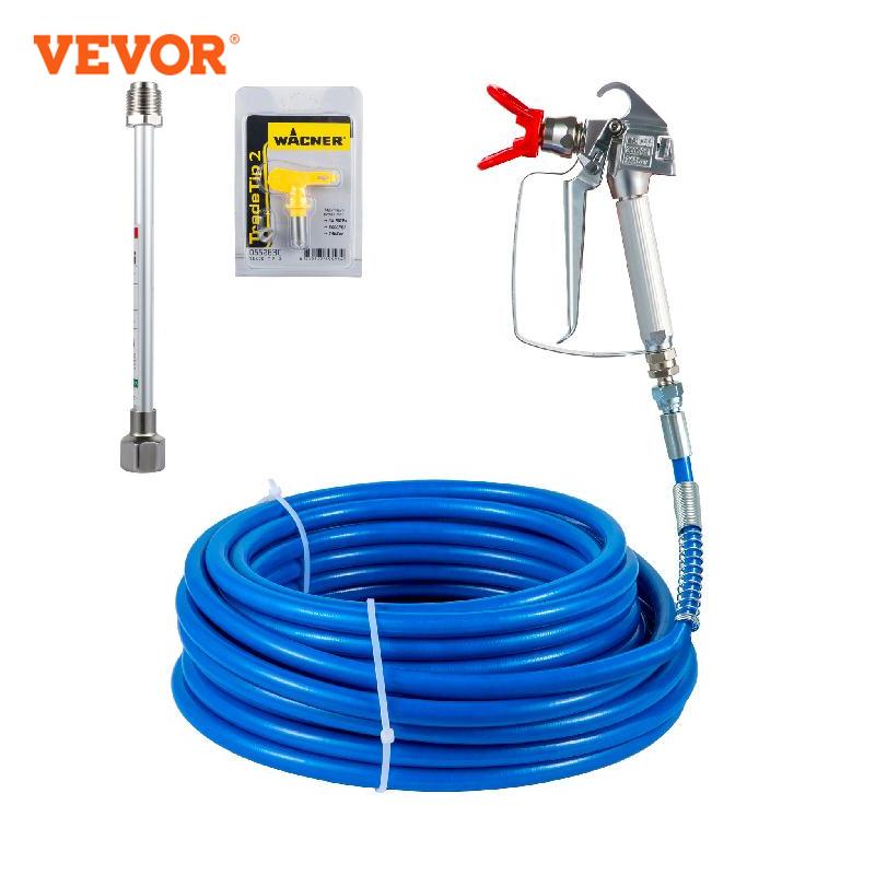 VEVOR Airless Paint Spray Hose Kit 50ft 3600 PSI High Pressure Fiber-Nylon Tube image 1