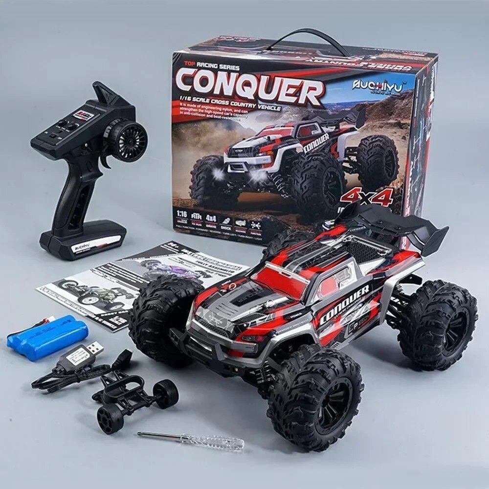 2023 New 1:16 Scale Large RC Cars 50km/h High Speed RC Cars Toys for Boys Remot image 3