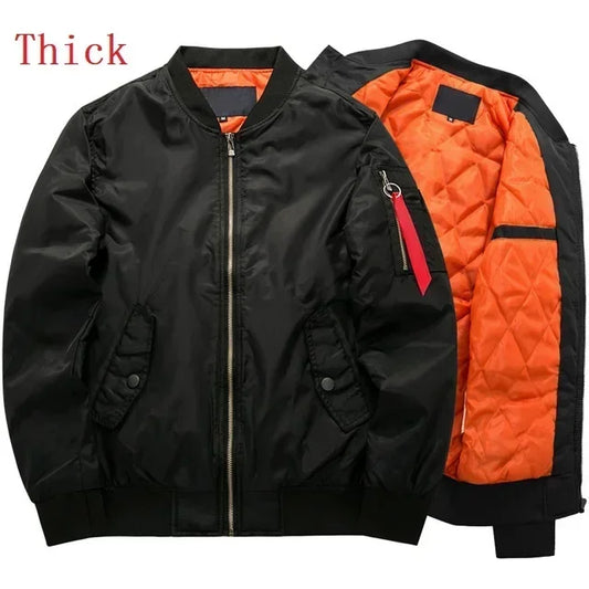 2023 New MA1 Pilot Bomb Jacket Men's Autumn and Winter Thickened Baseball Suit  image 0