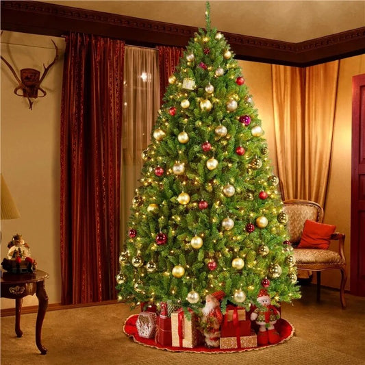 DUTRIEUX  Holiday Decoration 7.5ft Pre-lit  Artificial Christmas Tree Foldable image 0
