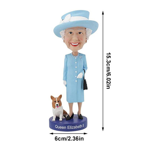 Elizabeth II Table Decorations Resin Waterproof Commemorative Sculpture Wear image 0