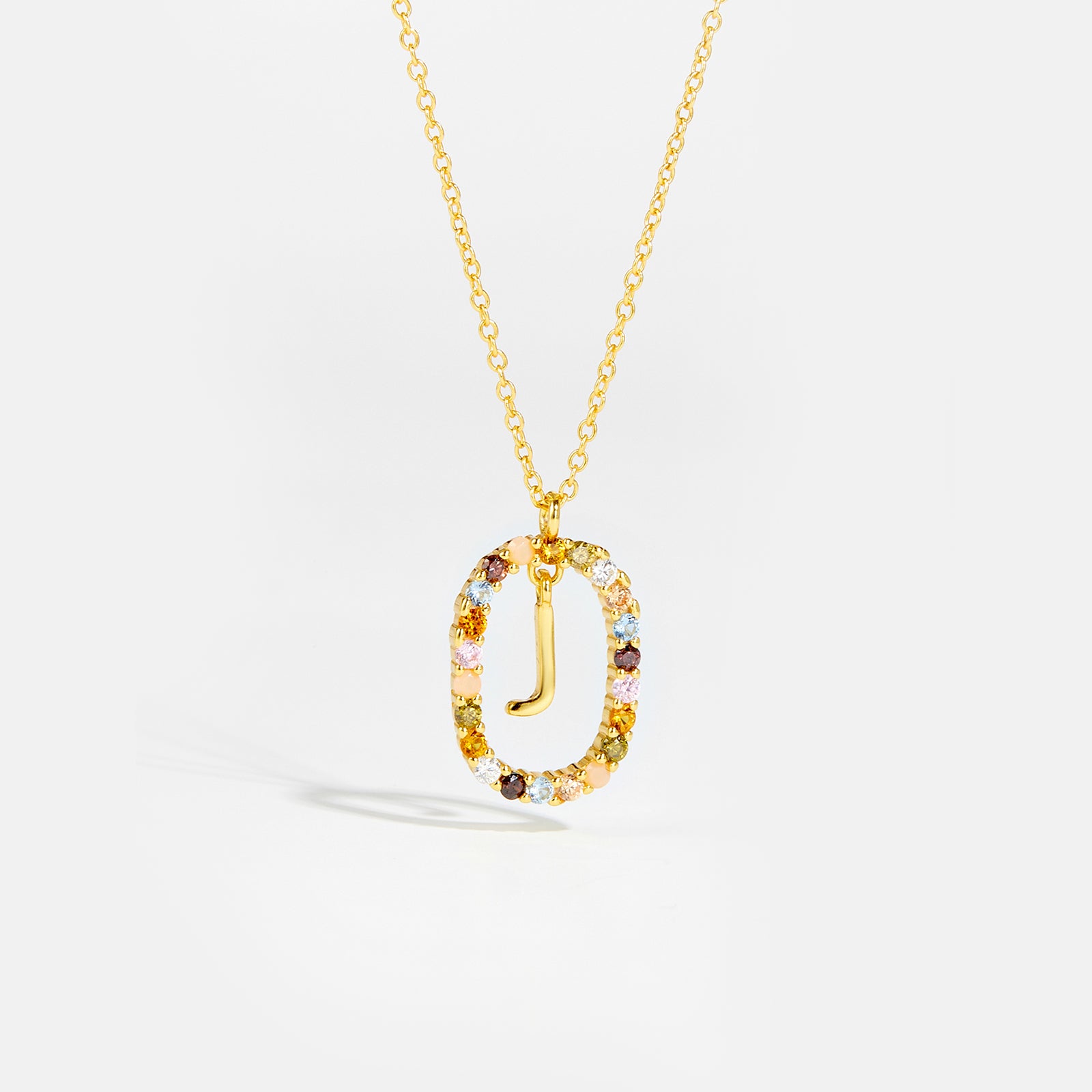 ANDYWEN 925 Sterling Silver Gold Letters A - Z  Initial M S C K Alphabet Penden image 4