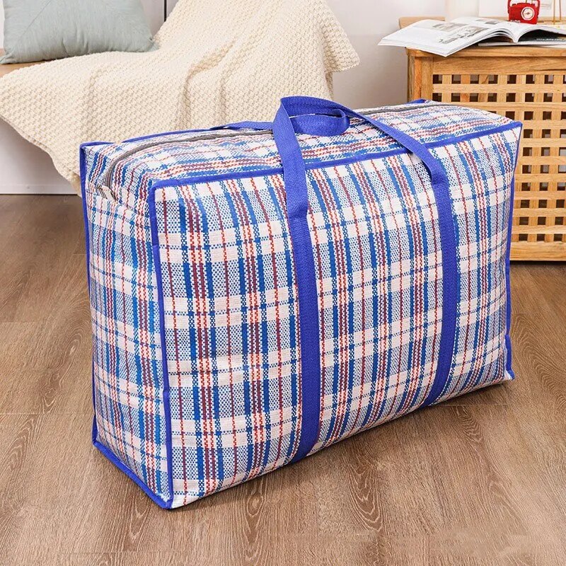 Multifunctional Woven Bag Thickened Luggage Packing Bag Super Large Capacity Wa image 0