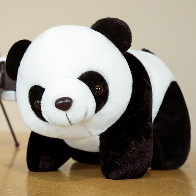 20cm Cute Baby Bamboo Panda Bear Plush Stuffed Animal Doll Cartoon Kawaii Dolls image 2