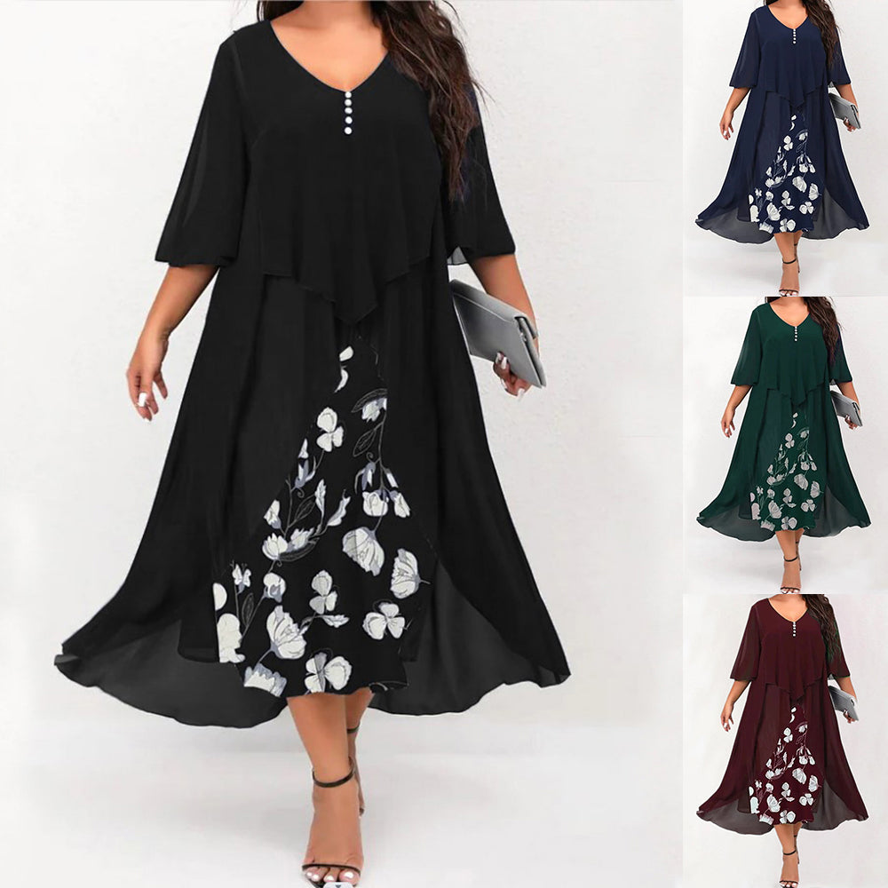 Oversized Long Dress for Women Clothing 2024 Summer Plus Size Elegant Vestidos  image 7