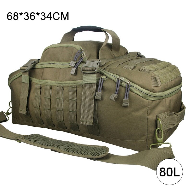 40L 60L 80L Waterproof Travel Bags Large Capacity Luggage Bags Men Duffel Bag T image 11