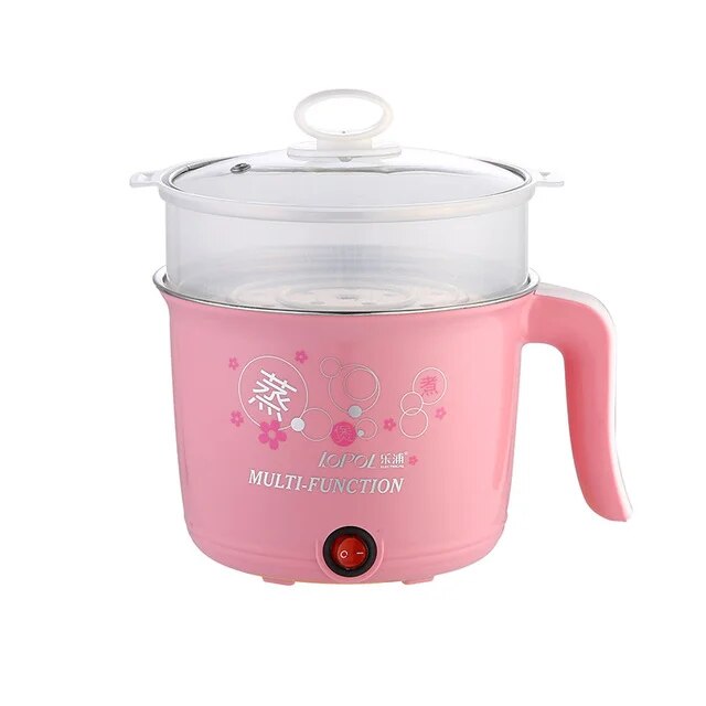 Electric Cooker Home Multifunction Hot Pot 1-2 People Heating Pan Cooking Pot M image 6