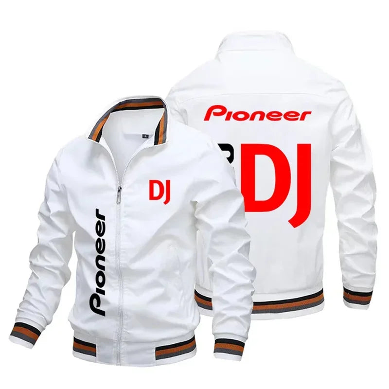 Four season hot selling music festival baseball jacket pioneer DJ print logo ja image 0