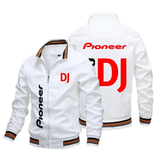 Four season hot selling music festival baseball jacket pioneer DJ print logo ja image 0