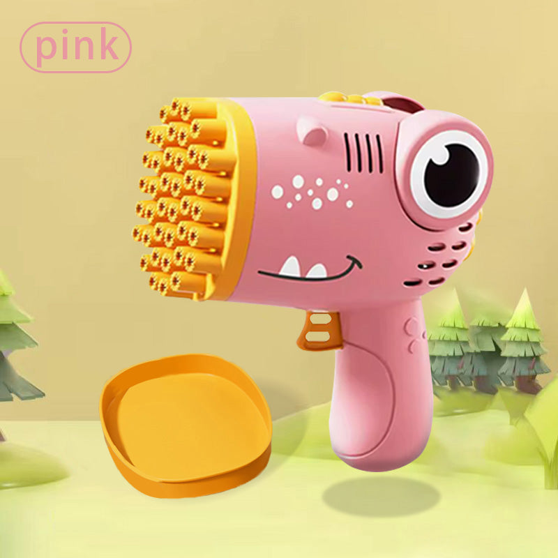 40 Hole Dinosaur Bubble Handheld Bubble Machine, Electric Bubble Gun, Outdoor W image 3