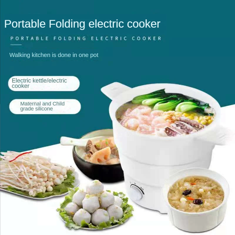 Folding  Cooker Pot Multifunction Mini Hot Rice  Student Dormitory Noodle  Kitc image 1