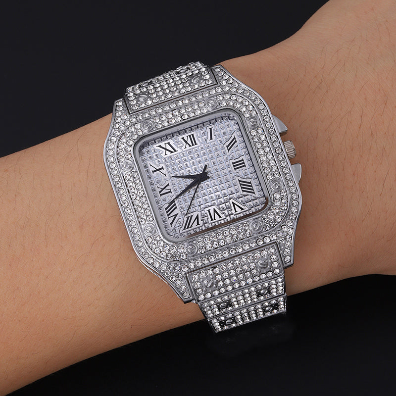Fashion Mens Dainty Stainless Steel Watches Luxury Silver Quartz Wristwatch Men image 4