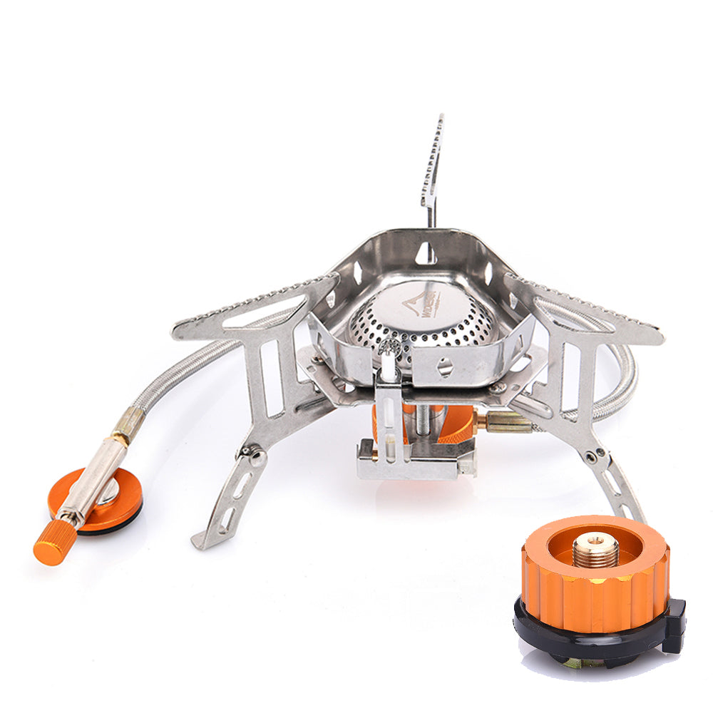 Widesea Camping Wind Proof Gas Burner Outdoor Strong Fire Stove Heater Tourism image 4