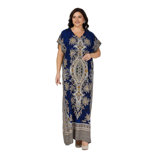 PlusSize Moroccan Traditional Dress Abaya For Women's Kaftan African Beach Dash image 0