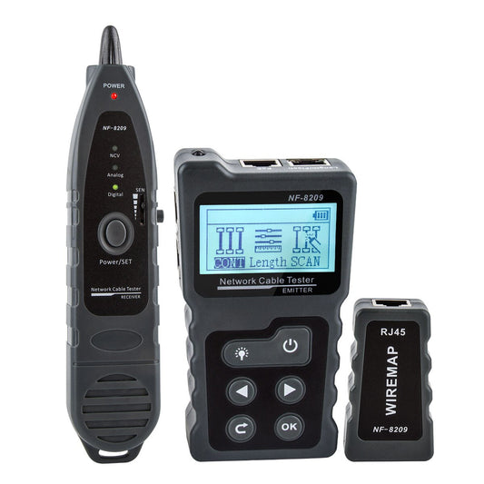 NOYAFA NF-8209 Cable Tracker Lan Display Measure Tester Network Tools LCD Displ image 0