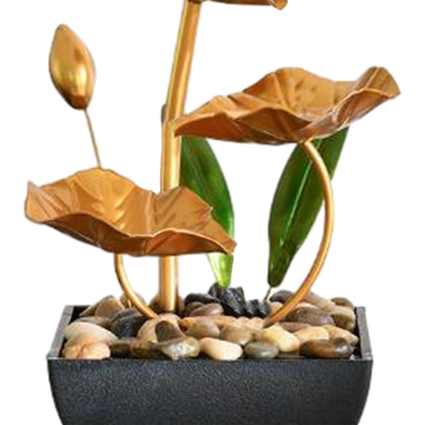 Tabletop Fountain Traditional Fengshui Easy to Use Indoor Relaxation Indoor Dec image 8