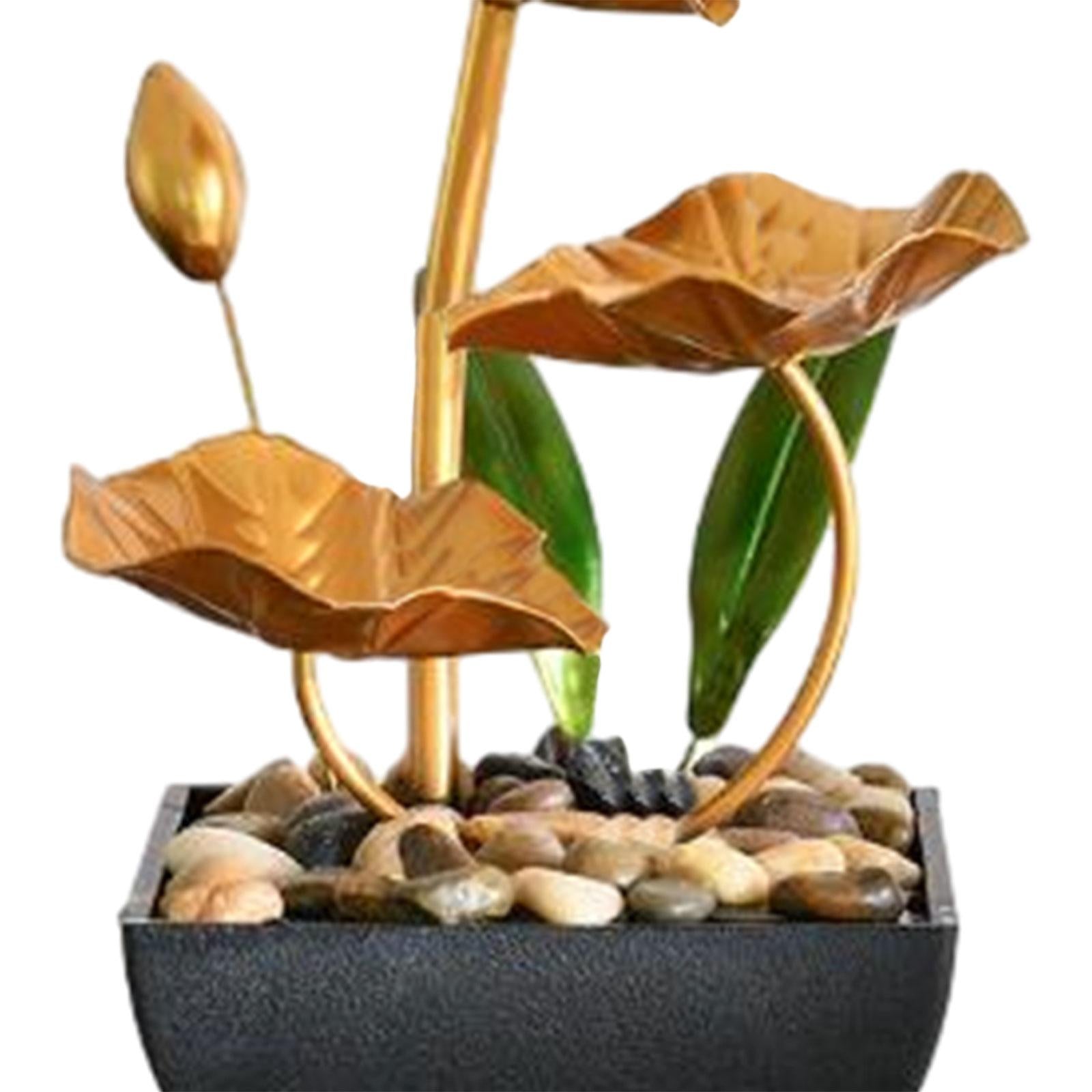 Tabletop Fountain Traditional Fengshui Easy to Use Indoor Relaxation Indoor Dec image 8