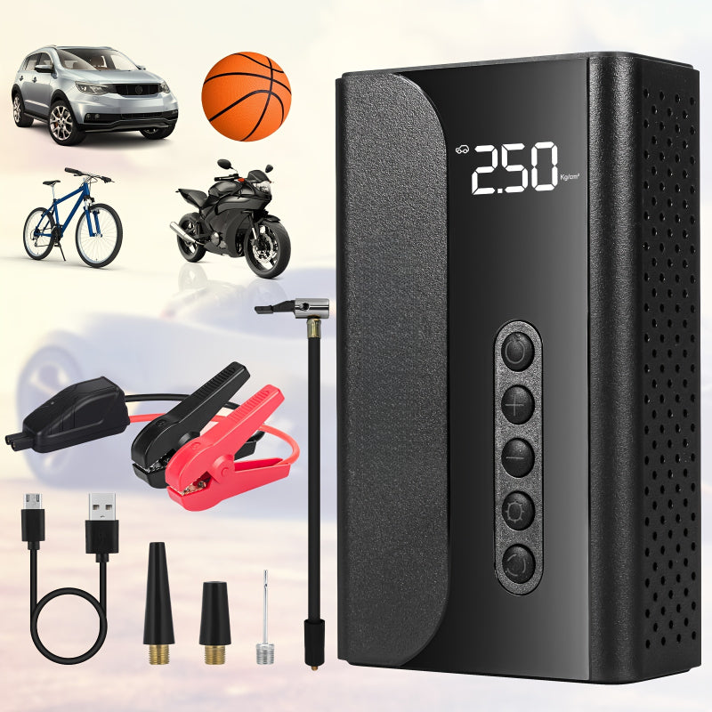 Portable Car Jump Starter with Air Compressor,150PSI Air Pump for Car Tires,104 image 4