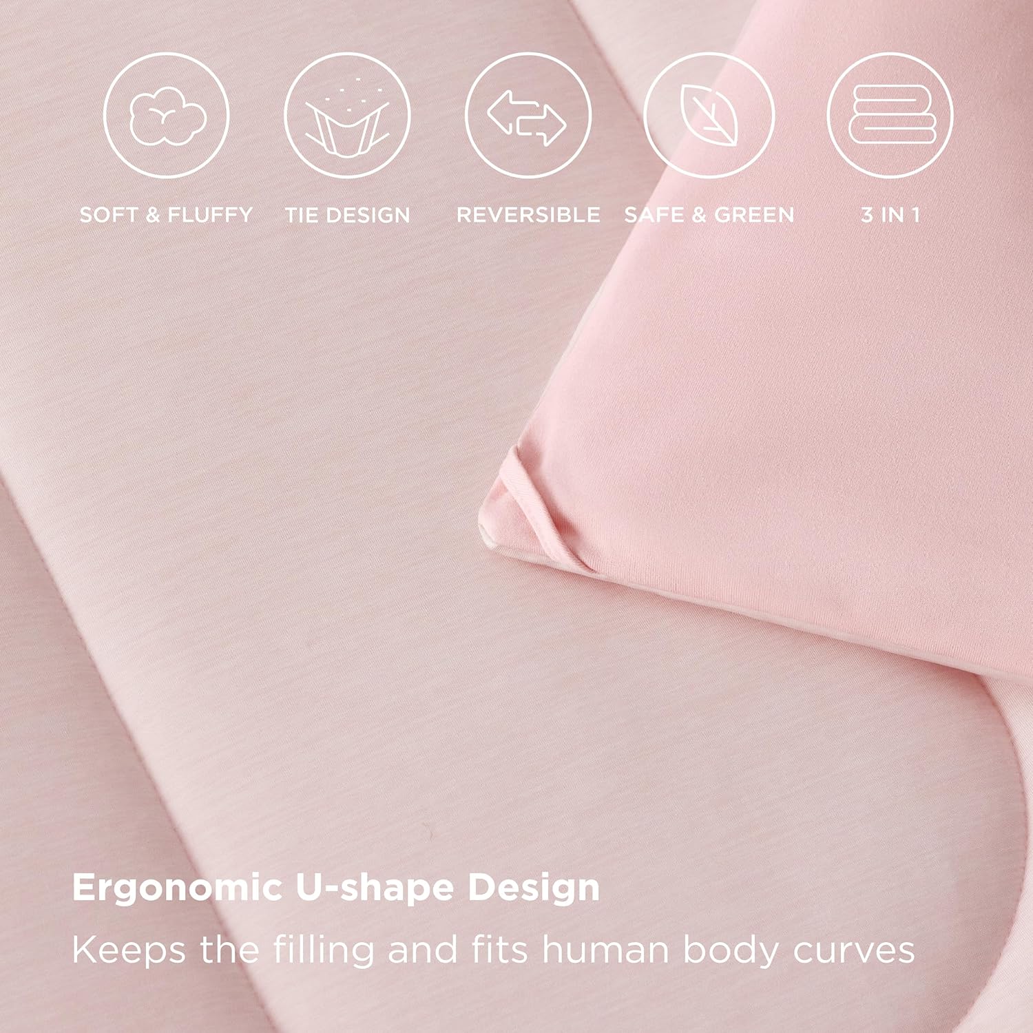 Bedsure Comforter Set - Cooling and Warm Bed Set, Reversible All Season Cooling image 9