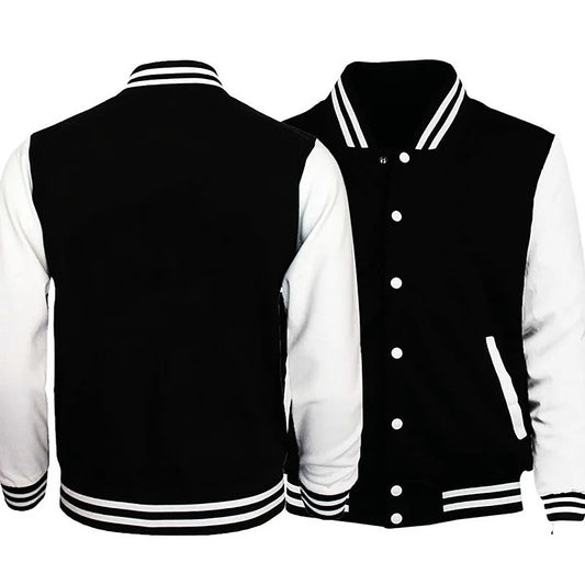Spring Autumn Men's Pilot Bomber Couple Baseball Jacket University Varsity Soli image 0