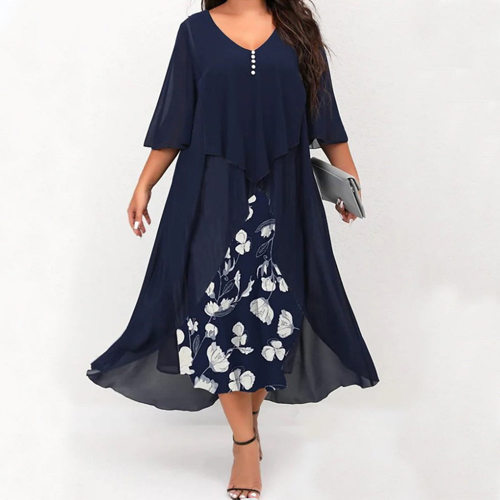 Oversized Long Dress for Women Clothing 2024 Summer Plus Size Elegant Vestidos  image 5