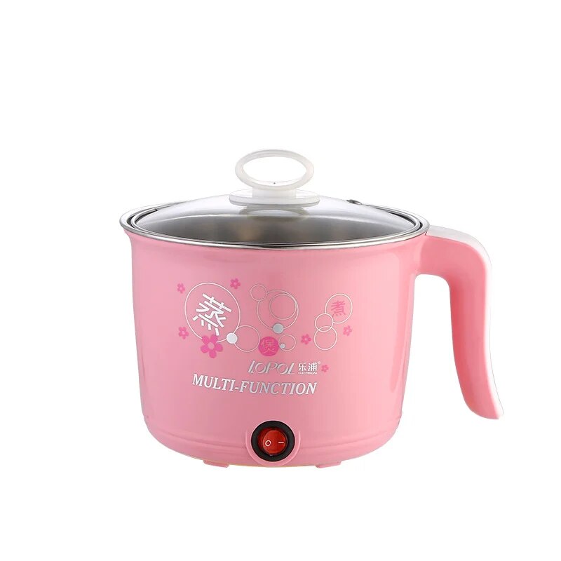 Electric Cooker Home Multifunction Hot Pot 1-2 People Heating Pan Cooking Pot M image 3