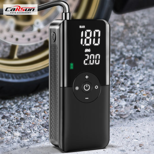 Air Compressor 12v Air Pump For Car Portable Tyre Inflator Electric Motorcycle image 0