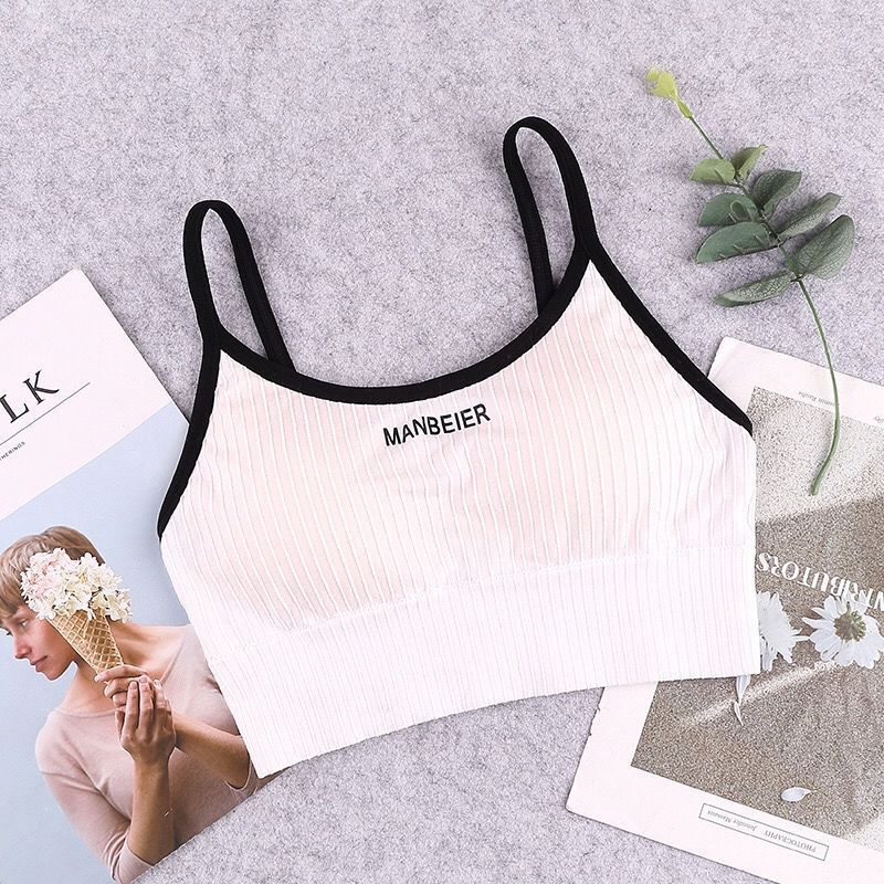 New Sports Bra For Women Gym Sexy Crop Top Bra Women Cotton Underwear Soft Comf image 3