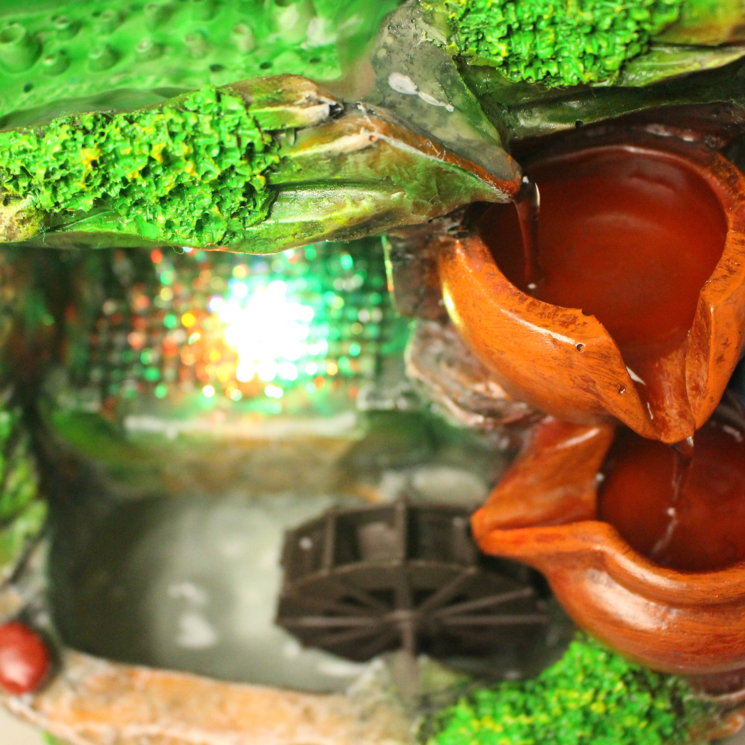 Resin Rockery Mountain Waterfall Fountain Indoor Water Fountain Crafts Tabletop image 2