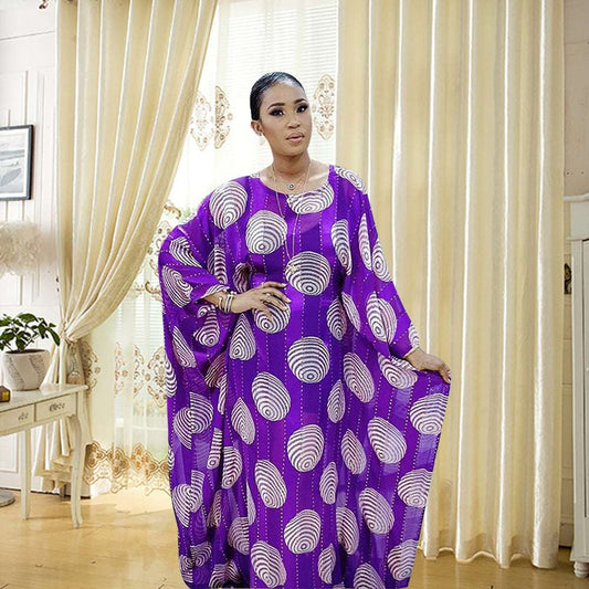 Elegant African Elegant Dresses for Women Muslim Fashion Abayas Dashiki Robe Ka image 0