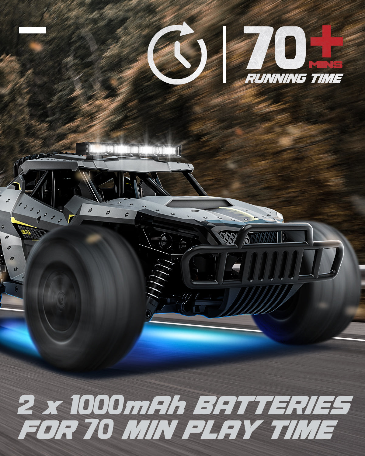 Remote Control Car, 1:16 Scale 25 Km/h Fast RC Cars for Adults,2.4GHz Off Road image 3