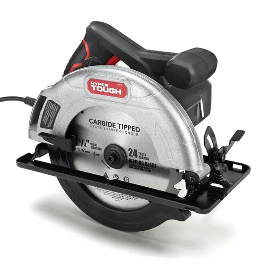 12 Amp Corded 7-1/4 inch Circular Saw with Steel Plate Shoe, Adjustable Bevel, image 0