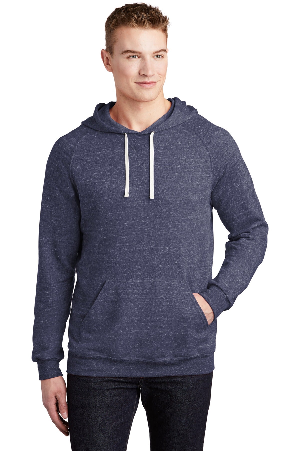 Jerzees Â® Snow Heather French Terry Raglan Hoodie 90M
