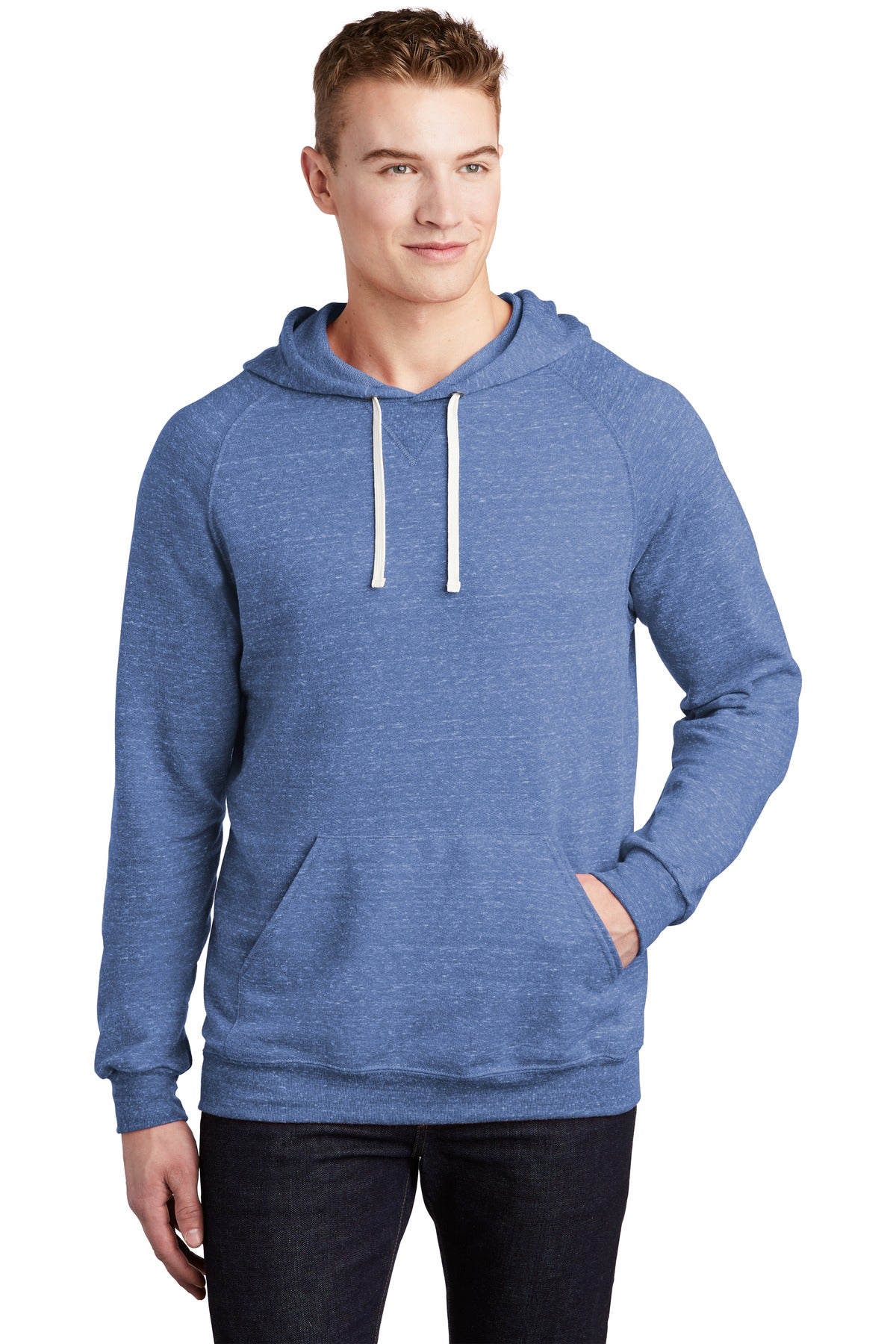 Jerzees Â® Snow Heather French Terry Raglan Hoodie 90M
