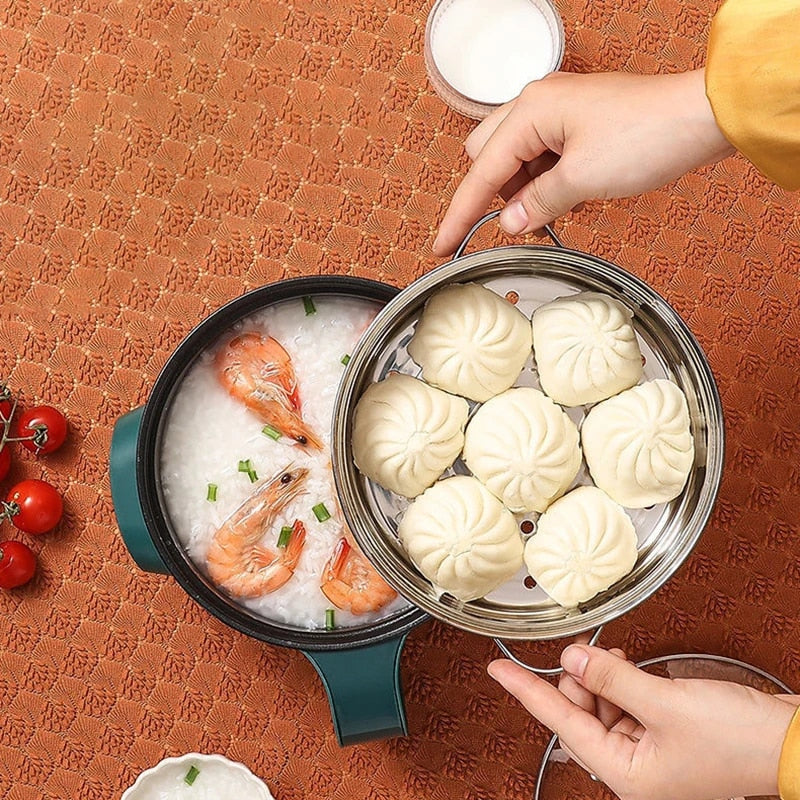 Electric Hot Pot Cooker Multicooker Hotpot Stew Heating Eggs Soup Pan Noodles image 6