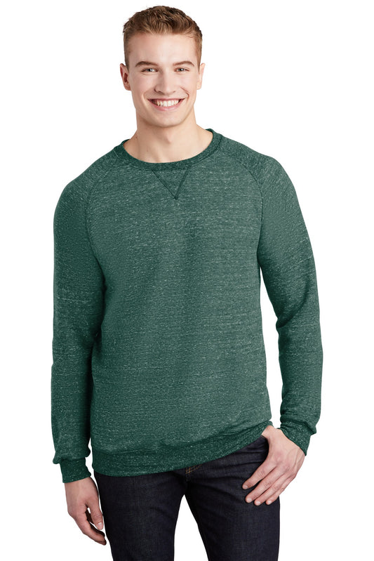 Jerzees Â® Snow Heather French Terry Raglan Crew 91M