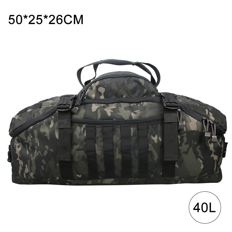 40L 60L 80L Waterproof Travel Bags Large Capacity Luggage Bags Men Duffel Bag T image 0