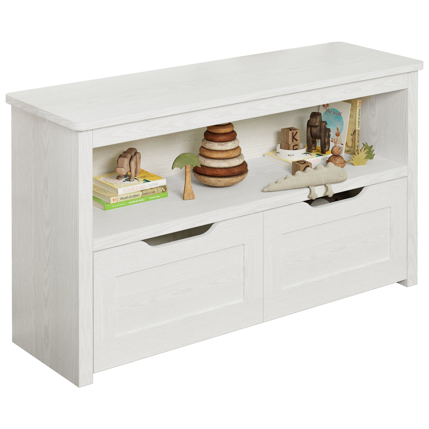 IRONCK Toy Storage Organizer for Boys and Girls, with Drawers, Wheels and Open image 0