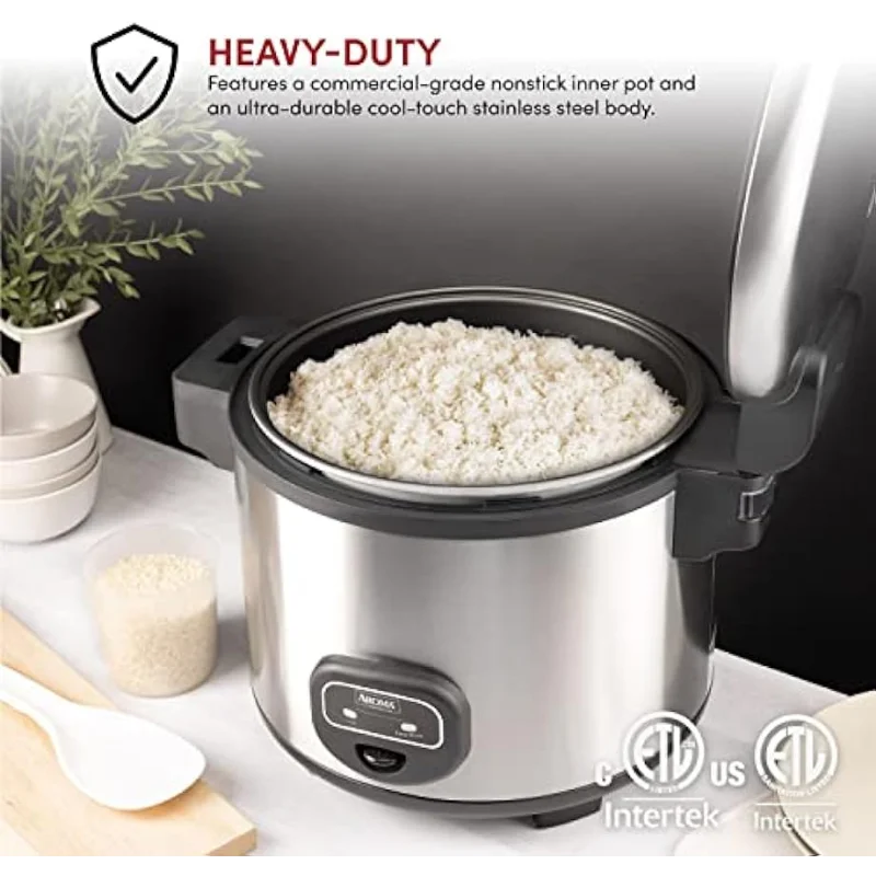 Aroma Housewares 60-Cup (Cooked) (30-Cup UNCOOKED) Commercial Rice Cooker, Stai image 5