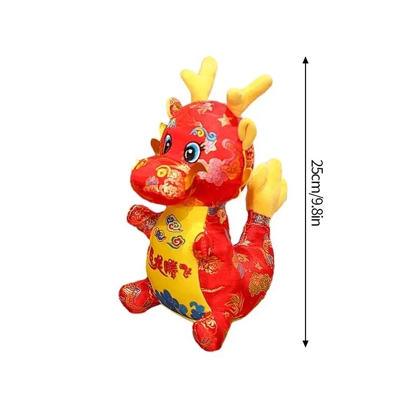 Chinese Lunar New Year Decoration 2024 Kawaii Dragon Plush Dolls Spring Festiva image 14