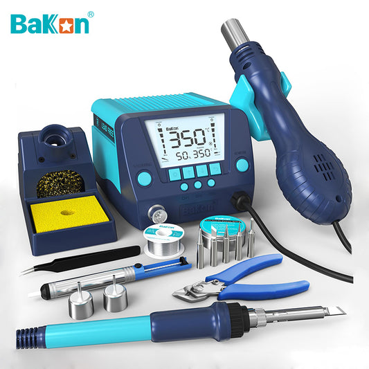 Bakon BK881 Soldering and Rework Hot Air Station 2 in 1 Tools Kit 560W Blower A image 0
